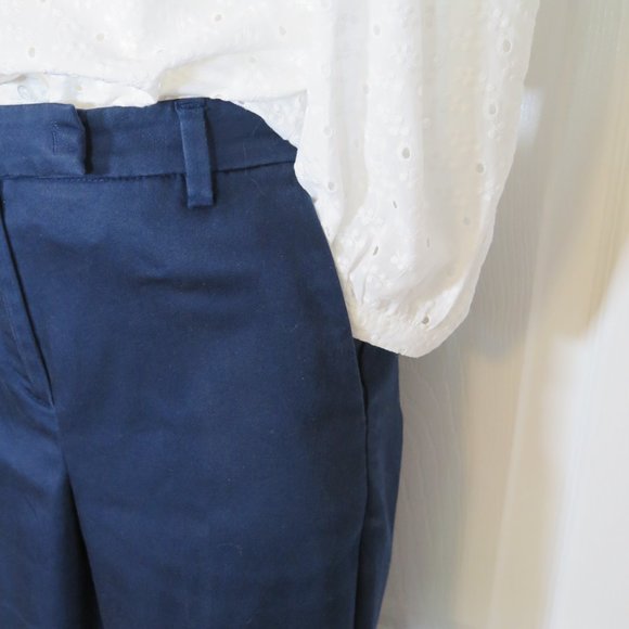 M&S Collection -'Mia' Navy cropped pants - Picture 5 of 15